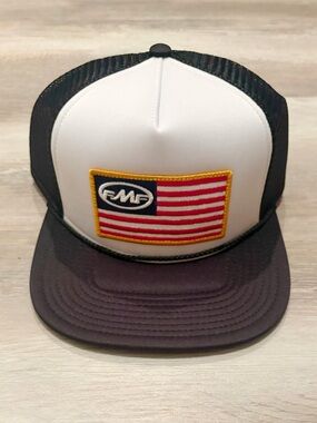 NWT FMF RACING AMERICAN FLAG TRUCKER HAT